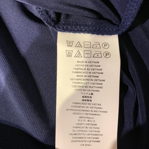 Michael Michael Kors V-neck Puff Sleeve Top Small - Picture 8 of 8